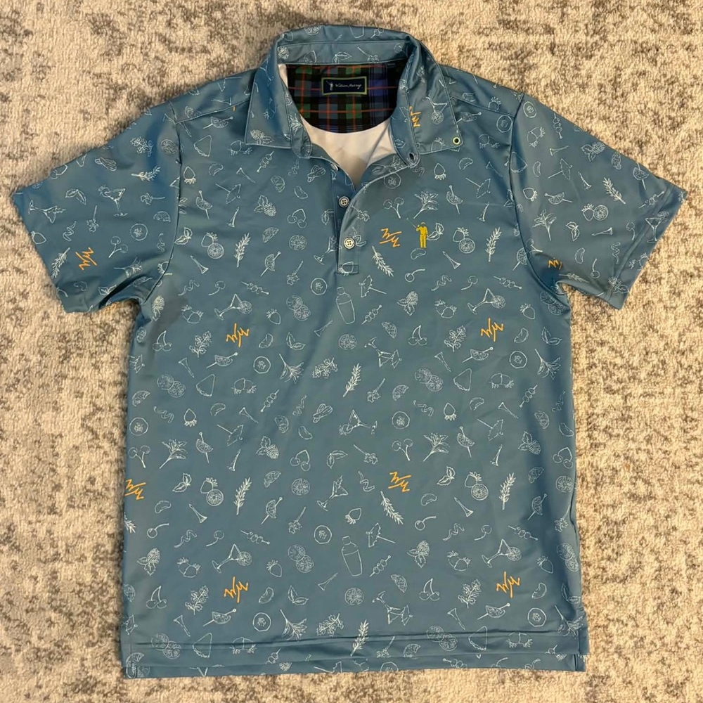 Willam Murray Polo Shirt Size Medium